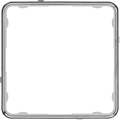 JUNG Applikationsrahmen CDP81GCR CD plus | Rahmen glänzend | Kunststoff Thermoplast | galvanisiert | glanzchrom