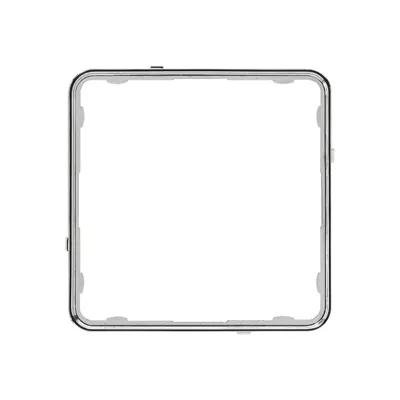 JUNG Applikationsrahmen CDP81GCR CD plus | Rahmen glänzend | Kunststoff Thermoplast | galvanisiert | glanzchrom