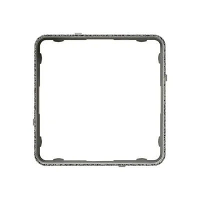 JUNG Applikationsrahmen CDP81GT | CD plus | Kunststoff Thermoplast | glänzend | halogenfrei | granit