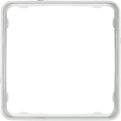 JUNG Applikationsrahmen CDP81LG | Rahmen für CD plus | Kunststoff Thermoplast | glänzend | RAL 7035 lichtgrau