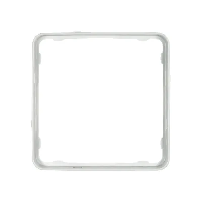 JUNG Applikationsrahmen CDP81LG | Rahmen für CD plus | Kunststoff Thermoplast | glänzend | RAL 7035 lichtgrau