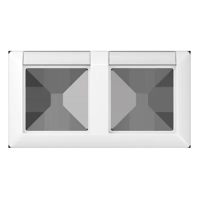 JUNG Rahmen SPAS5820NAWW 2fach