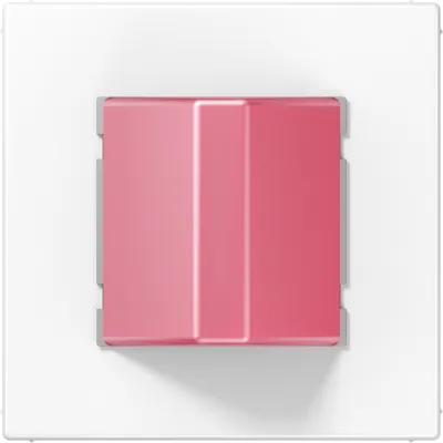 JUNG Rufmodul NRSLS0834RMWW | Notruf Summer Leuchte Serie LS990 | Schraubbefestigung | 24V DC | alpinweiß RAL9010