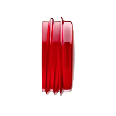 JUNG Schraubhaube flach 37.05 rot | Lichtsignalhaube bruchsicher | für Leuchtmittel bis 35mm