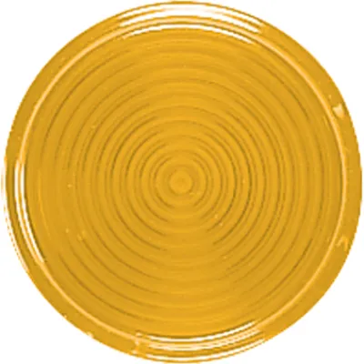 JUNG Schraubhaube flach 37.07 | Lichtsignalabdeckung | Schraubgewinde | bruchsicher | für Leuchtmittel bis 35mm | gelb