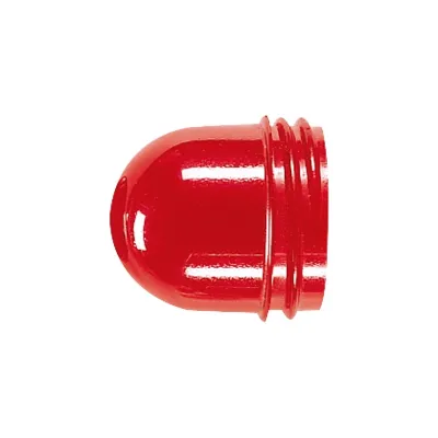 JUNG Schraubhaube hoch 37R | Beleuchtungshaube für Lichtsignal | Schraubgewinde | bruchsicher | max. 54 mm | rot