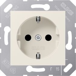Jung SCHUKO-Steckdose 16A 250V 50x50mm Klappdecke CD 5120 BF