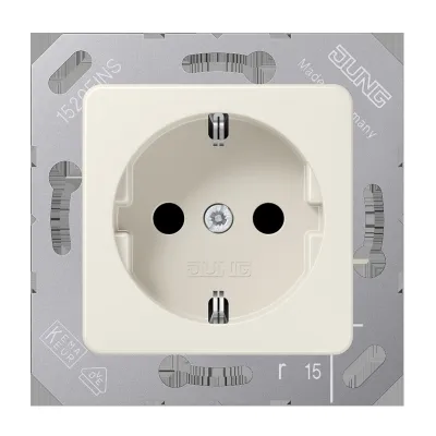 Jung SCHUKO-Steckdose 16A 250V 50x50mm Klappdecke CD 5120 BF