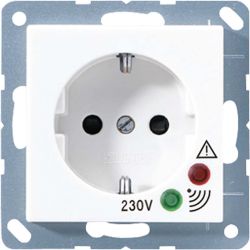 JUNG SCHUKO-Steckdose 16A 250V alpinweiß A 521 UF WW