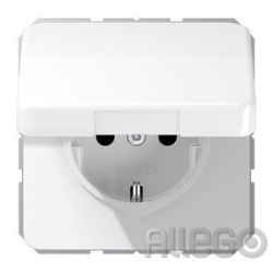 Jung SCHUKO-Steckdose 16A 250V Klappdeckel CD 1520 BFKIKL WW