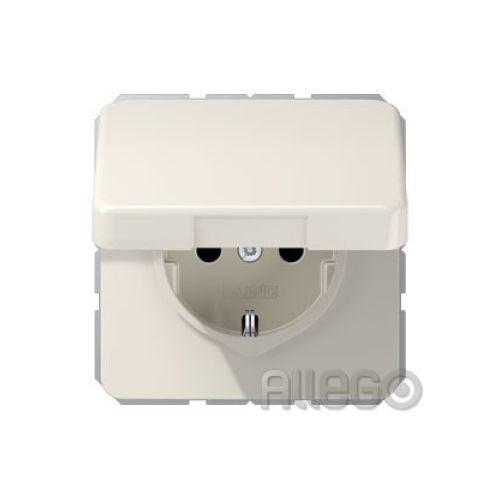Bild: Jung SCHUKO-Steckdose 16A 250V Klappdeckel CD 1520 BFKIKL