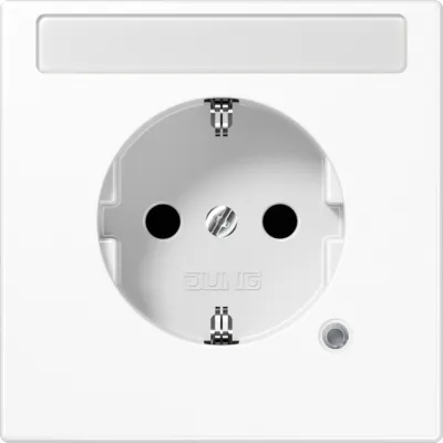 JUNG SCHUKO-Steckdose LS 1520 BFNAKO WW | 16A 250V | Berührungsschutz | Funktionsanzeige | Unterputz | alpinweiß