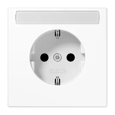 Jung SCHUKO-Steckdose LS1520KINAWW | Unterputz | Schriftfeld | Berührungsschutz | Duroplast | alpinweiß | 16A 250V