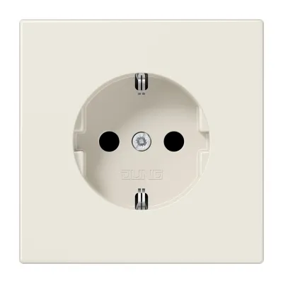 JUNG SCHUKO Steckdose LS1520KI | Unterputz 16A 250V | erhöhter Berührungsschutz | Duroplast | cremeweiß