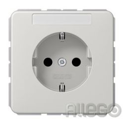 Jung SCHUKO-Steckdose 16A 250V mit Schriftfeld CD 1520 NA LG
