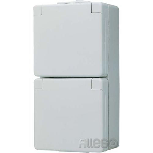 Bild: Jung SCHUKO-Steckdose 2-fach 16A 250V 622 NAW