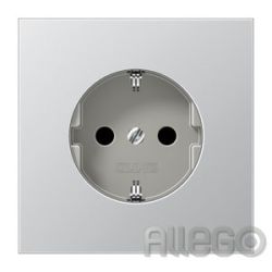 Jung SCHUKO-Steckdose aluminium AL1520 KI