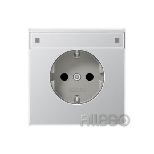 Bild: Jung SCHUKO-Steckdose aluminium AL1520 NA