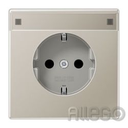 Jung SCHUKO-Steckdose edelstahl ES 1520 NA