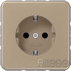 Jung SCHUKO-Steckdose gold-bronze CD 1520 GB