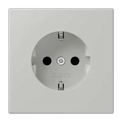 JUNG SCHUKO Steckdose LC1520205 | Unterputz | 16A 250V | IP20 | Duroplast matt | Federklemmen | gris clair 31