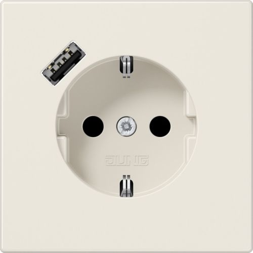 Bild: JUNG SCHUKO Steckdose mit USB Typ A LS 1520-18 A