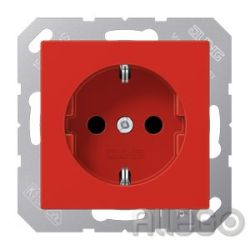 Jung SCHUKO-Steckdose rot A 1520 BF RT