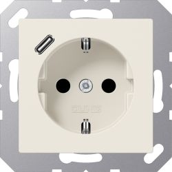 Jung SCHUKOsteckdose m.USB Typ A1520-18C C