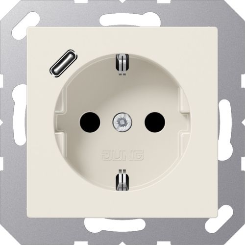 Bild: Jung SCHUKOsteckdose m.USB Typ A1520-18C C