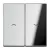 Bild: JUNG Wippe Jalousieschalter GCR2995P | Pfeilsymbole | zweiteilig | Metall verchromt | 70x70mm | glanzchrom