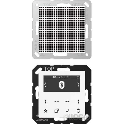 Bild: JUNG Smart DAB+ Digitalradio Bluetooth SetMono1 DAB A1 BT WW
