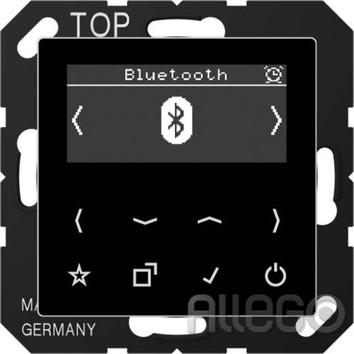 Bild: JUNG Smart DAB+ Digitalradio Bluetooth UKW,DAB+ DAB A BT SW