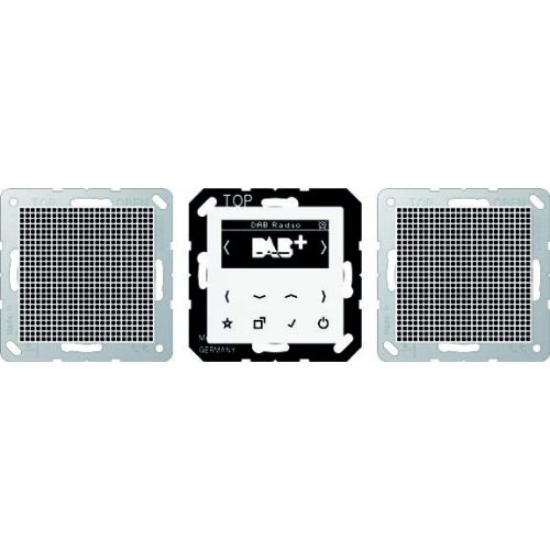 Bild: JUNG Smart Radio DABA2WW DAB+ Stereo-Set