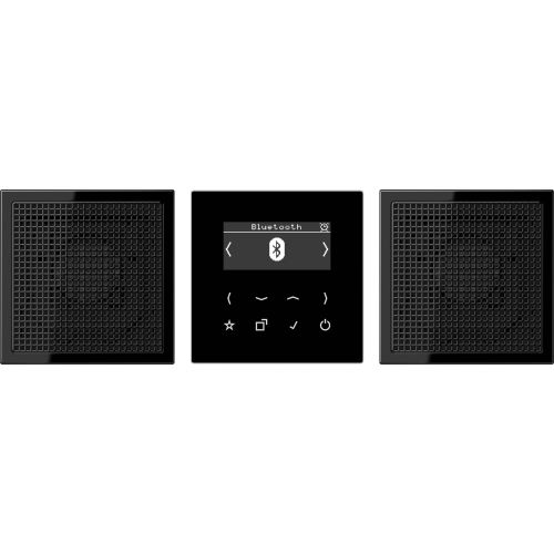 Bild: JUNG Smart Radio DABLS2BTSW DAB+ mit Bluetooth-Set