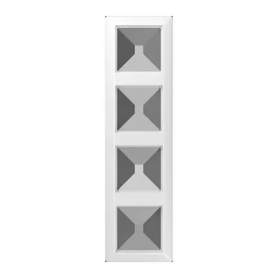 JUNG SPAS 584 WW Einbaurahmen 4f aws Kst f.GEB-K