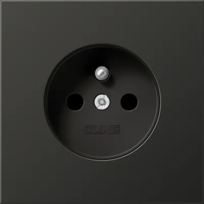 JUNG Steckdose AL 1520 FKI AN | französisch-belgisch | Unterputz | 16A 250V | Berührungsschutz | Aluminium anthrazit