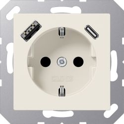 Jung Steckdose SCHUKO A1520-15CA m.USB Typ AC