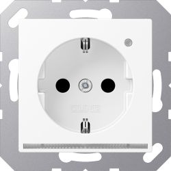 Jung Steckdose SCHUKO A1520-OWWMLNW m.LED-Licht