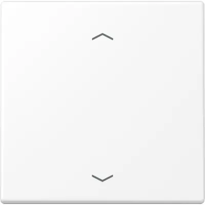 JUNG Steuertaste Standard Pfeile LS1700PWWM | Bedienelement für Jalousie & Licht | 1-fach | schneeweiß matt | Duroplast