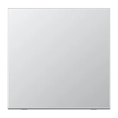 JUNG Steuertaste AL1700 | Jalousie- & Lichtschalter | Aluminium matt | 1-fach | 70x70 mm | silber