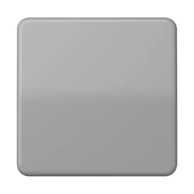 JUNG Steuertaste CD1700GR 1-fach UP-Einsatz | Jalousie- & Lichtsteuerung | Duroplast glänzend | grau RAL 7038