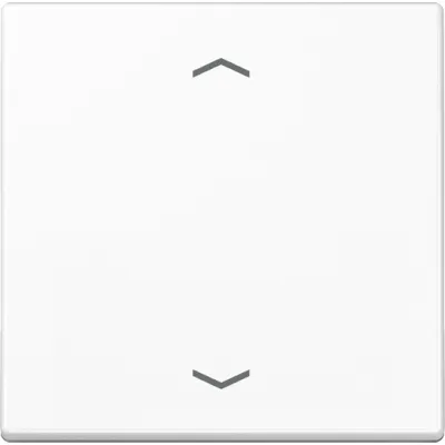 JUNG Steuertaste Standard A1700PWW | Jalousietaster 1-fach | Symbole Pfeile | Duroplast glänzend | weiß RAL 9010