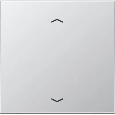 JUNG Steuertaste Standard AL1700P | Jalousietaster 1-fach | Pfeil-Symbole | Aluminium matt | Metall | LS-Serie