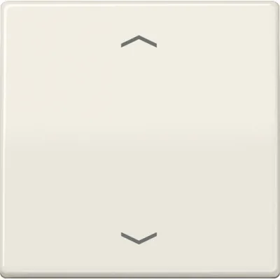 JUNG Steuertaste Standard AS1700P | Jalousie Wippe Pfeile | Duroplast | 1-fach | glänzend | cremeweiß RAL1013