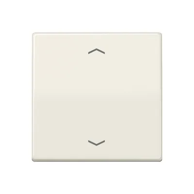 JUNG Steuertaste Standard AS1700P | Jalousie Wippe Pfeile | Duroplast | 1-fach | glänzend | cremeweiß RAL1013