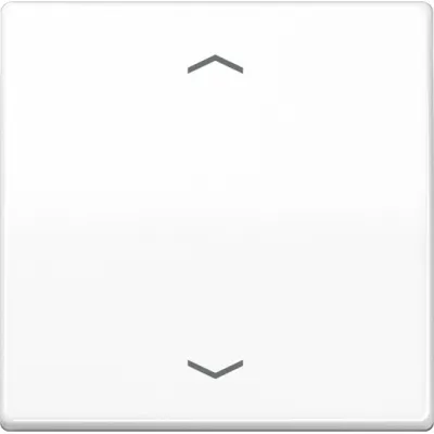 JUNG Steuertaste Standard AS1700PWW | Jalousietaster 1-fach | Symbole Pfeile | Duroplast glänzend | weiß RAL 9010