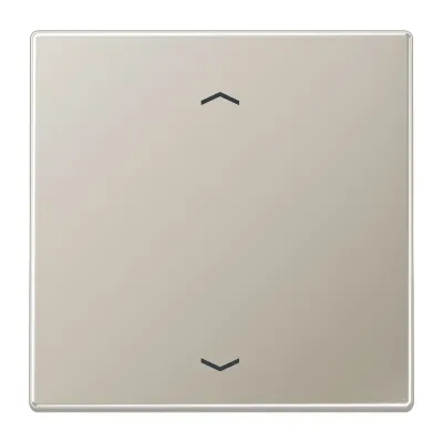 JUNG Steuertaste Standard ES1700P | Jalousie Wippe Pfeile | Edelstahl matt | LS-Serie | 1-fach | Metall