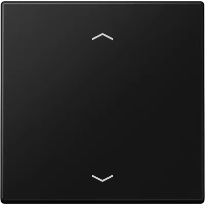 JUNG Steuertaste Standard LS1700PSWM | Bedienelement Jalousie, Licht, Dimmer | 1-fach | Duroplast matt | graphitschwarz