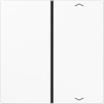 JUNG Taste 1fach LS401TSAPWW | Jalousie Wippe | Auf/Ab Pfeilsymbol | Thermoplast glänzend | alpinweiß | RAL 9010