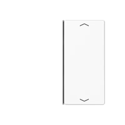 Jung Taste 2-fach A402TSAPWW | Wippe Auf/Ab Symbol Pfeile | Kunststoff Thermoplast | glänzend | alpinweiß RAL 9010